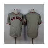 mlb jerseys los angeles angels blank grey[1965 m&n]