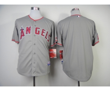 mlb jerseys los angeles angels blank grey