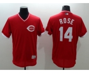 Cincinnati Reds #14 Pete Rose Red Flexbase Authentic Collection Cooperstown Stitched MLB Jersey