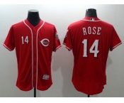 Cincinnati Reds #14 Pete Rose Red Flexbase Authentic Collection Stitched Baseball Jersey