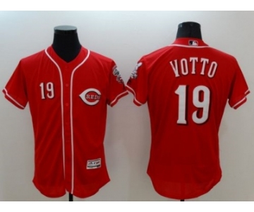 Cincinnati Reds #19 Joey Votto Red Flexbase Authentic Collection Stitched MLB Jersey