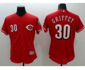 Cincinnati Reds #30 Ken Griffey Red Flexbase Authentic Collection Stitched Baseball Jersey