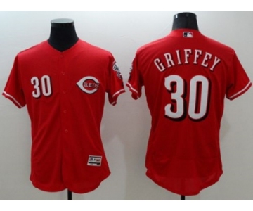 Cincinnati Reds #30 Ken Griffey Red Flexbase Authentic Collection Stitched Baseball Jersey