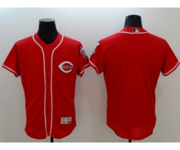 Cincinnati Reds Blank Red Flexbase Authentic Collection Stitched MLB Jersey