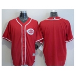 Cincinnati Reds Blank Red New Cool Base Stitched Baseball Jersey