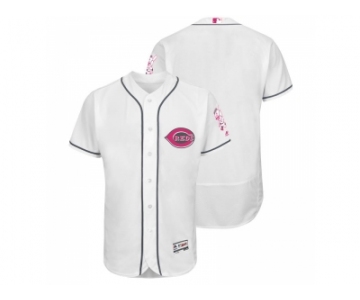 Cincinnati Reds White Home 2016 Mother''s Day Flex Base Jersey