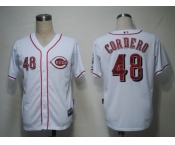 MLB Cincinnati Reds #48 Cordero White[Cool Base]