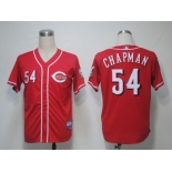 MLB Cincinnati Reds #54 Chapman Red[Cool Base]