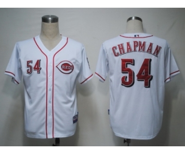 MLB Cincinnati Reds #54 Chapman White[Cool Base]