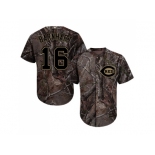 Men Cincinnati Reds #16 Tucker Barnhart Camo Realtree Collection Cool Base Stitched MLB Jersey