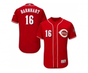 Men Cincinnati Reds #16 Tucker Barnhart Red Flexbase Authentic Collection Stitched MLB Jersey