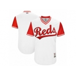 Men's 2017 Little League World Series Cincinnati Reds White Jersey