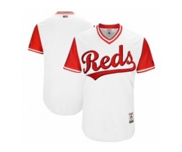 Men's 2017 Little League World Series Cincinnati Reds White Jersey