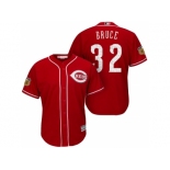 Men's Cincinnati Reds #32 Jay Bruce 2017 Spring Training Cool Base Stitched MLB Jersey