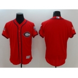 Men's Cincinnati Reds Blank Majestic Scarlet Fashion Stars & Stripes Flex Base Jersey