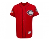 Men's Cincinnati Reds Blank Scarlet Stitched 2016 Fashion Stars & Stripes Flex Base Baseball Jersey