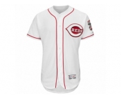 Men's Cincinnati Reds Majestic Blank White Flexbase Authentic Collection Team Jersey