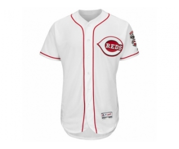 Men's Cincinnati Reds Majestic Blank White Flexbase Authentic Collection Team Jersey