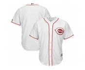 Men's Cincinnati Reds Majestic Blank White Home Cool Base Jersey