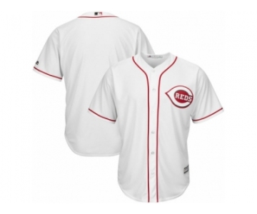 Men's Cincinnati Reds Majestic Blank White Home Cool Base Jersey