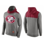 Men's Cincinnati Reds Nike Gray Cooperstown Collection Hybrid Pullover Hoodie