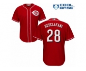 Men's Majestic Cincinnati Reds #28 Anthony DeSclafani Replica Red Alternate Cool Base MLB Jersey