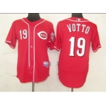 Mlb Cincinnati Reds #19 votto Red[cool base]