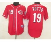 Mlb Cincinnati Reds #19 votto Red[cool base]