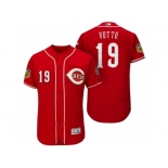 men's Cincinnati Reds #19 Joey Votto 2017 Spring Training Flex Base Authentic Collection Stitched Baseball Jersey