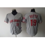 mlb Cincinnati Reds #19 votto grey[cool base]