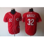 mlb Cincinnati Reds #32 Bruce Red[cool base]