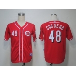 mlb Cincinnati Reds #48 Cordero Red Cool Base