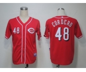 mlb Cincinnati Reds #48 Cordero Red Cool Base