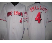 mlb cincinnati reds #4 phillips grey