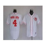 mlb cincinnati reds #4 phillips white