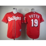 mlb jerseys cincinnati reds #19 votto red[new]