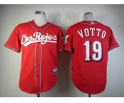 mlb jerseys cincinnati reds #19 votto red[new]