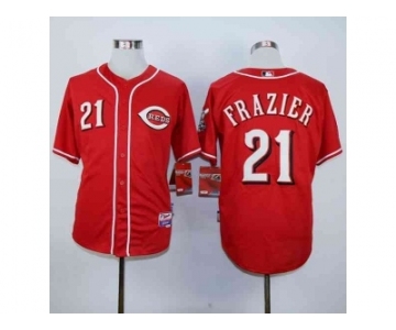 mlb jerseys cincinnati reds #21 frazier red