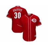 mlb jerseys cincinnati reds #30 griffey red[2016 Hall Of Fame Induction]