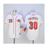 mlb jerseys cincinnati reds #30 griffey white