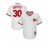 mlb jerseys cincinnati reds #30 griffey white[m&n]