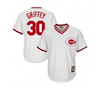 mlb jerseys cincinnati reds #30 griffey white[m&n]