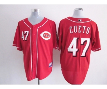 mlb jerseys cincinnati reds #47 cueto red[new]