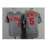 mlb jerseys cincinnati reds #5 bench grey