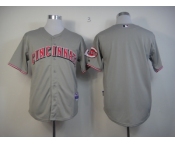 mlb jerseys cincinnati reds blank grey