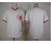 mlb jerseys cincinnati reds blank white[m&n 1990]