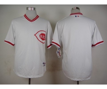 mlb jerseys cincinnati reds blank white[m&n 1990]