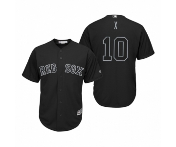 Boston Red Sox #10 David Price X Black 2019 Players' Weekend Replica Jersey