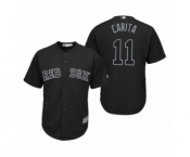 Boston Red Sox #11 Rafael Devers Carita Black 2019 Players' Weekend Replica Jersey