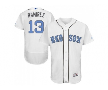 Boston Red Sox #13 Hanley Ramirez White Flexbase Authentic Collection 2016 Father's Day Stitched Baseball Jersey